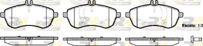 Brake Pad Set, disc brake MERCEDES-BENZ - 005 420 08 20