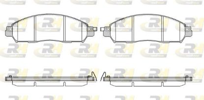 Brake Pad Set, disc brake NISSAN - D1060-4KJ1A