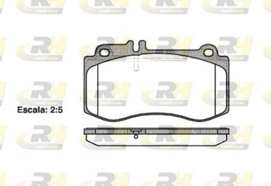Brake Pad Set, disc brake MERCEDES-BENZ - 005 420 77 20