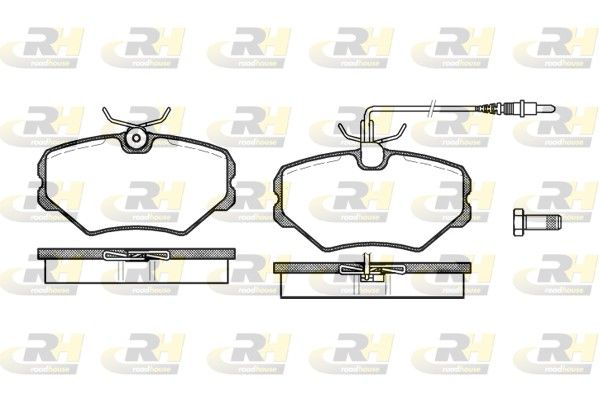 Brake Pad Set, disc brake Peugeot 306/405 92-95 esim. Brake Pad Set, disc brake Peugeot 306/405 92-95 esim.