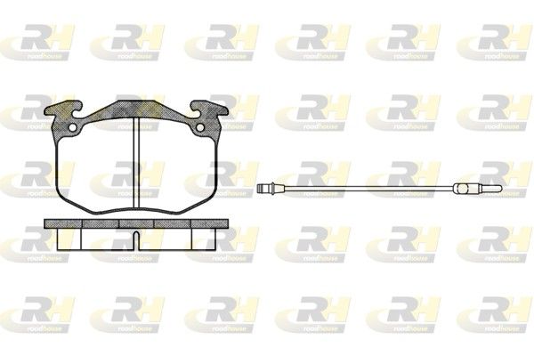 Brake Pad Set, disc brake Peugeot 505,604 81-93 esim.