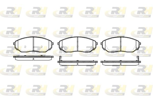 Brake Pad Set, disc brake KIA - 58101-3ED00