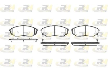 Brake Pad Set, disc brake KIA - 58101-3ED00