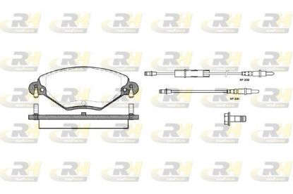 Brake Pad Set, disc brake PSA - 4253.46