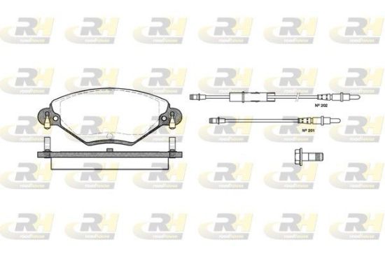 Brake Pad Set, disc brake PSA - 4253.46