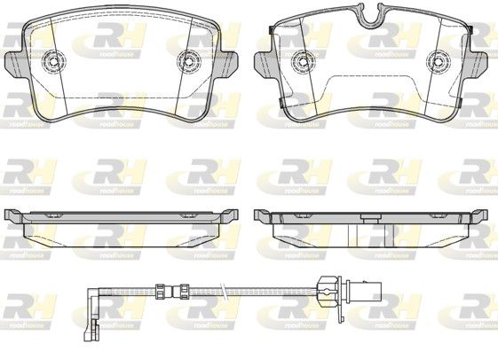Brake Pad Set, disc brake VAG - 4H0 698 451C