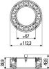 Tail Light Assembly LED rõngas 12V valge - 112mm