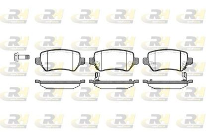 Brake Pad Set, disc brake GENERAL MOTORS - 93188727