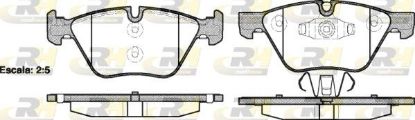 Brake Pad Set, disc brake BMW - 34 11 6 771 972