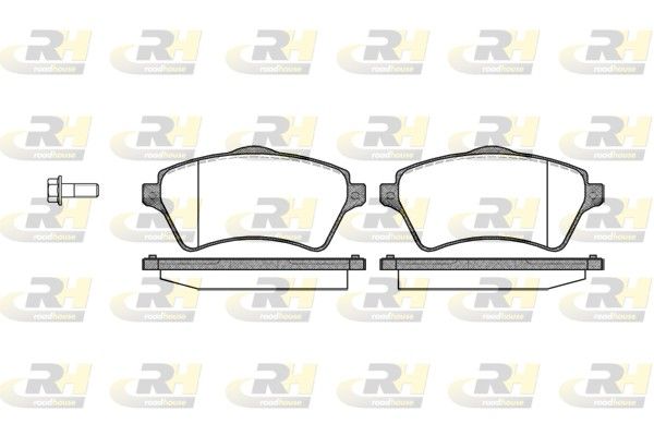 Brake Pad Set, disc brake LAND ROVER - LR021899