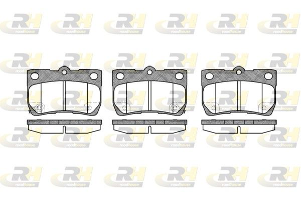 Brake Pad Set, disc brake LEXUS - 04466-22190