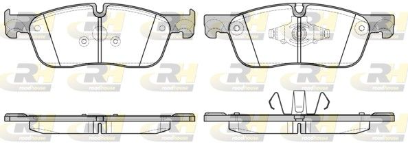 Brake Pad Set, disc brake LAND ROVER - LR072681