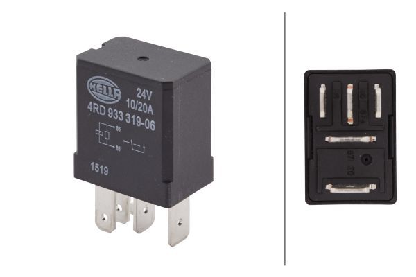 Relay, main current -