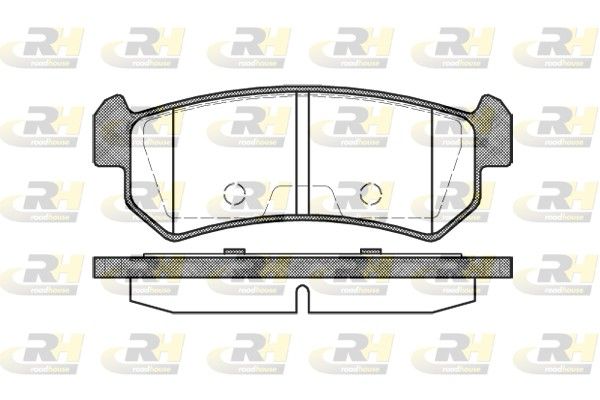 Brake Pad Set, disc brake EPICA (KL1_), LACETTI (J200)