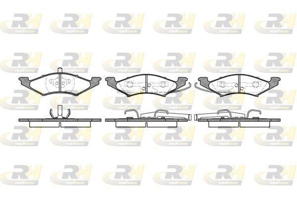 Brake Pad Set, disc brake PLYMOUTH SUNDANCE 88- esim.