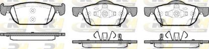 Brake Pad Set, disc brake HONDA - 45022-TL1-G00