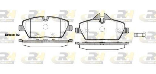 Brake Pad Set, disc brake MINI - 34 11 6 772 892