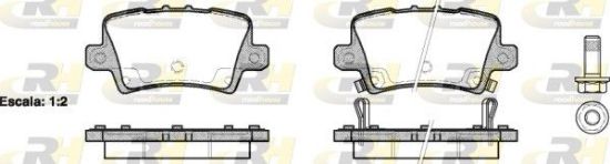 Brake Pad Set, disc brake HONDA - 43022-SMG-E00