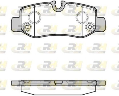 Brake Pad Set, disc brake MERCEDES-BENZ - 447 420 01 20