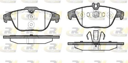 Brake Pad Set, disc brake MERCEDES-BENZ - 005 420 49 20