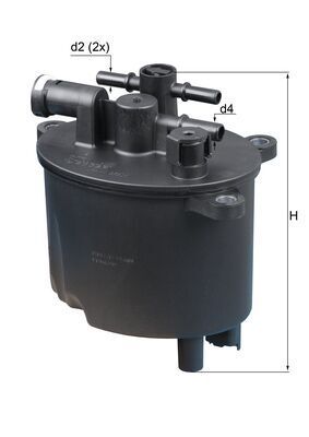 Fuel Filter PSA - 16 116 590 80, FORD - 1 427 928