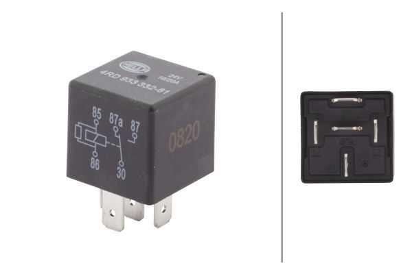 Relay, main current -