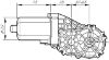 Actuator, headlight levelling -