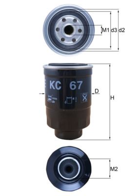 Fuel Filter NISSAN - AY500-NS001