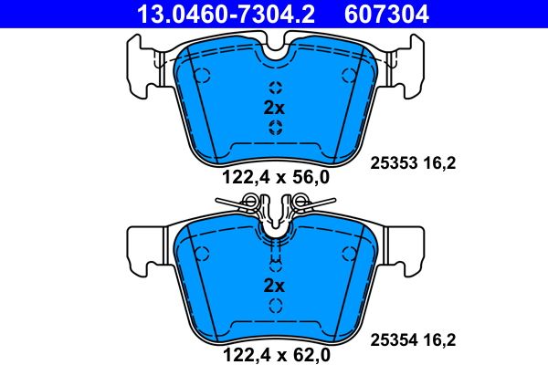 Brake Pad Set, disc brake MERCEDES-BENZ - 008 420 13 20