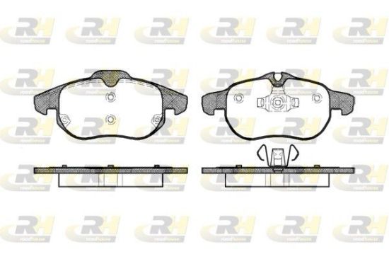 Brake Pad Set, disc brake GENERAL MOTORS - 93186003