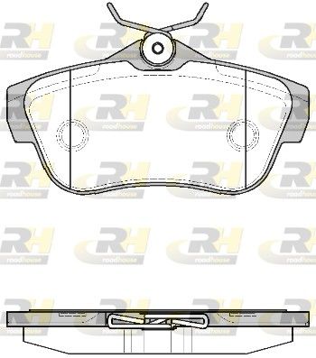 Brake Pad Set, disc brake PSA - 4253.67