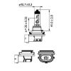 Bulb, spotlight H8 35W PGJ19-1