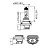 Bulb, spotlight H8 35W PGJ19-1