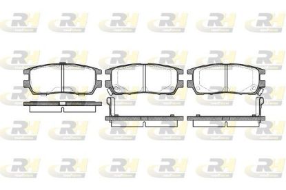Brake Pad Set, disc brake MITSUBISHI - MB858380