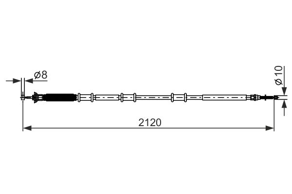 Cable Pull, parking brake -