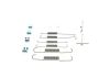 Accessory Kit, brake shoes QB-105-0854
