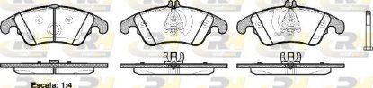 Brake Pad Set, disc brake MERCEDES-BENZ - 005 420 13 20