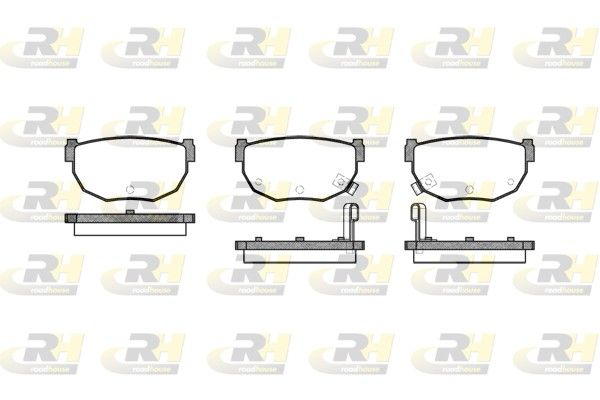 Brake Pad Set, disc brake Nissan 200SX/240SX 89- tagum.