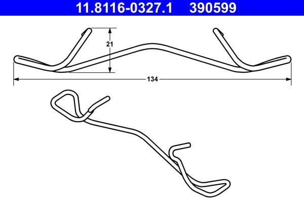 Spring, brake caliper -