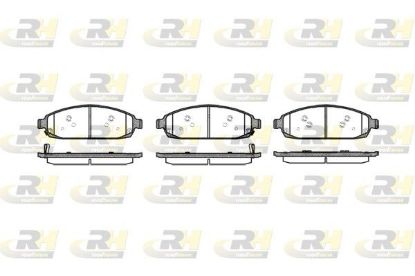 Brake Pad Set, disc brake CHRYSLER - 05080868AA
