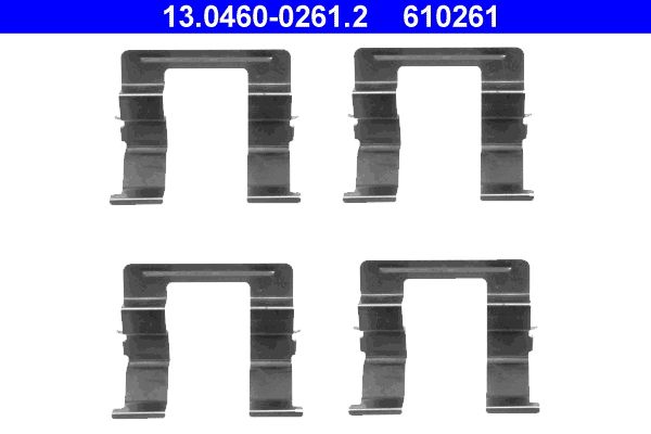 Accessory Kit, disc brake pad -