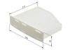 Filter, cabin air VAG - 1K0 819 644 B