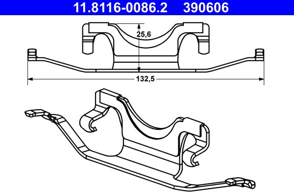 Spring, brake caliper -