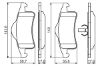 Brake Pad Set, disc brake CHRYSLER - 05011 970AB
