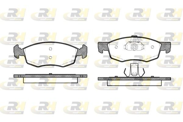 Brake Pad Set, disc brake Fiat DOBLO 02- esim.