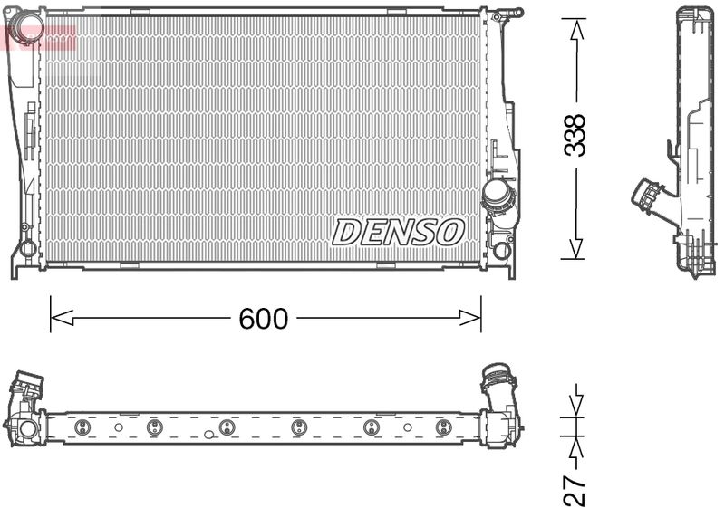 Radiator, engine cooling -