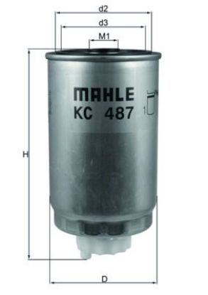Fuel Filter Chrysler, Dodge, Fiat, Jeep (all auk M10)