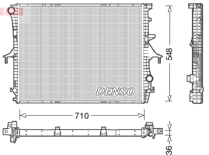 Radiator, engine cooling -