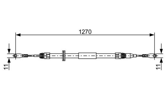 Cable Pull, parking brake -