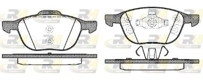 Brake Pad Set, disc brake FORD - 1 712 024, VOLVO - 31341301